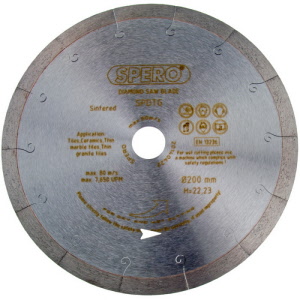 Natuursteen zaagblad diameter 125mm, asgat 22,23mm